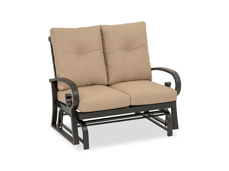 Solstice Aluminium Patio Cushion Kursi Empuk Glider