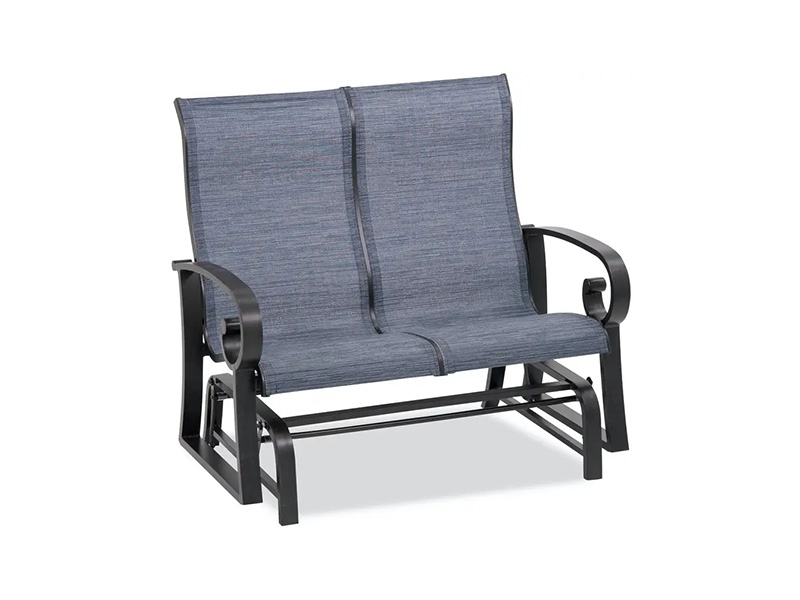 Solstice Aluminium Patio Sling Kursi Empuk Glider
