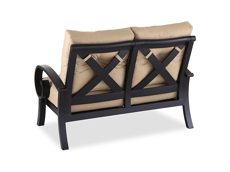 Solstice Aged Bronze Aluminium Dengan Bantal Kursi Empuk Teras